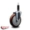 Service Caster 5'' Maroon Poly Wheel Swivel 1'' Expanding Stem Caster SCC-EX20S514-PPUB-MRN-1 - alternate 4